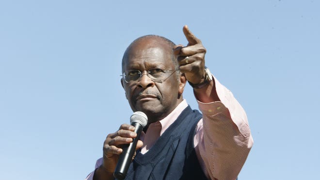 herman cain campaigning_101411